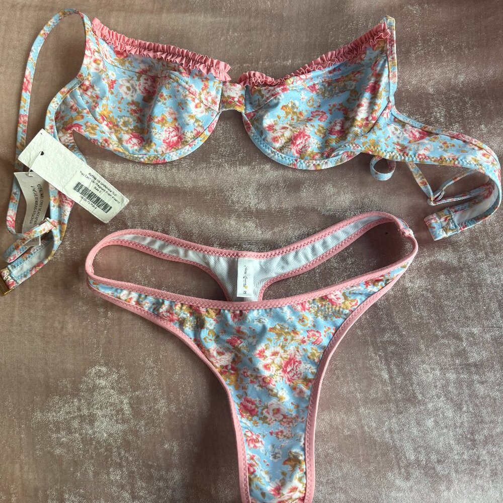Heavy Manners “You Can’t Get Pregnant from Kissing” bikini set S/M